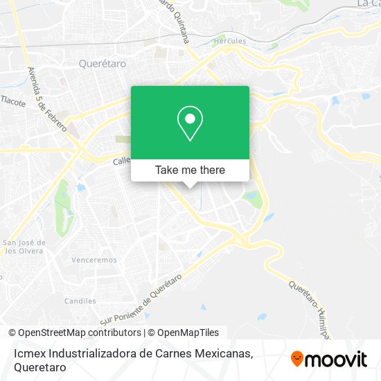 Mapa de Icmex Industrializadora de Carnes Mexicanas