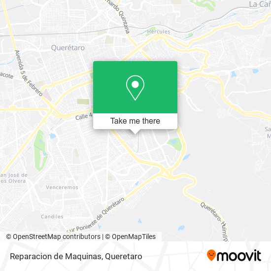 Mapa de Reparacion de Maquinas