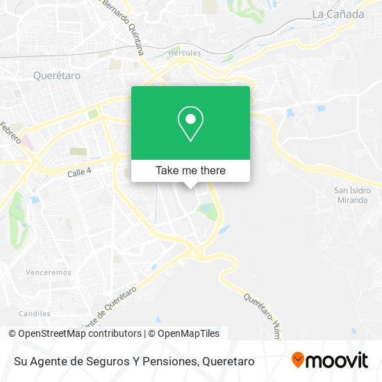 Su Agente de Seguros Y Pensiones map