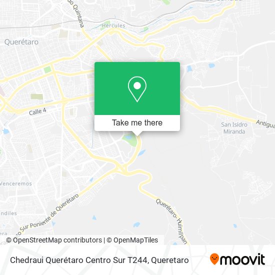 Chedraui Querétaro Centro Sur T244 map