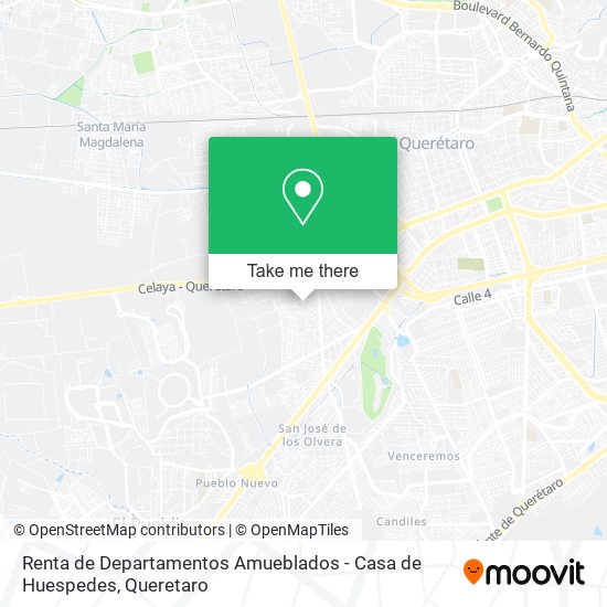 Renta de Departamentos Amueblados - Casa de Huespedes map