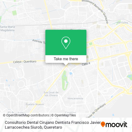 Consultorio Dental Cirujano Dentista Francisco Javier Larracoechea Siurob map
