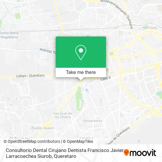Mapa de Consultorio Dental Cirujano Dentista Francisco Javier Larracoechea Siurob