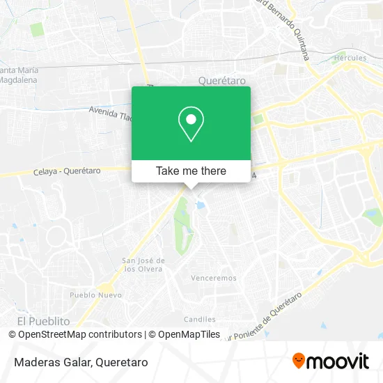Mapa de Maderas Galar