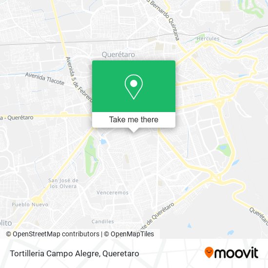 Tortilleria Campo Alegre map