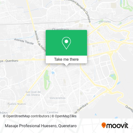 Mapa de Masaje Profesional Huesero