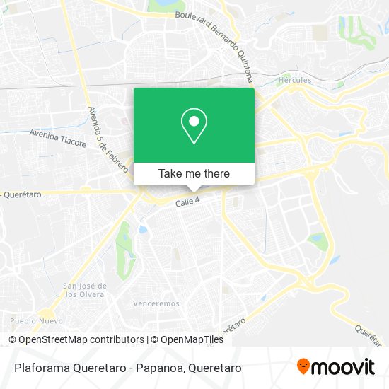 Plaforama Queretaro - Papanoa map