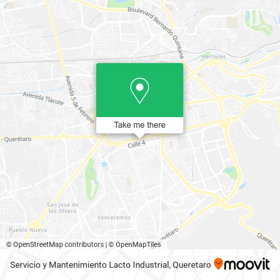 Servicio y Mantenimiento Lacto Industrial map