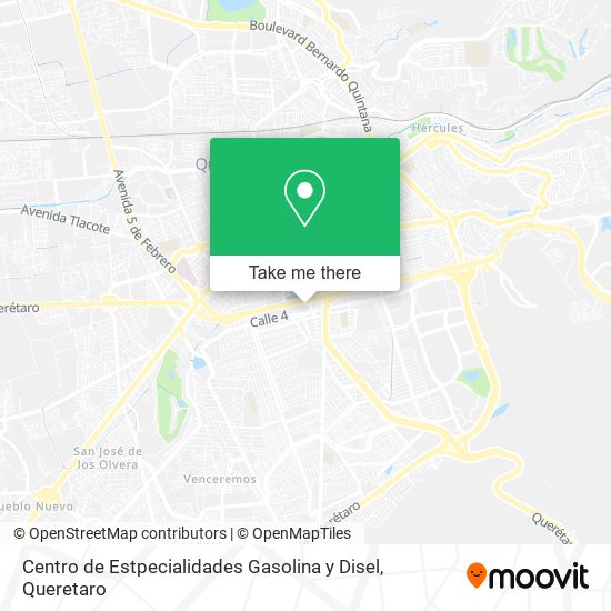 Mapa de Centro de Estpecialidades Gasolina y Disel