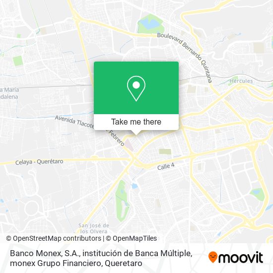 Mapa de Banco Monex, S.A., institución de Banca Múltiple, monex Grupo Financiero