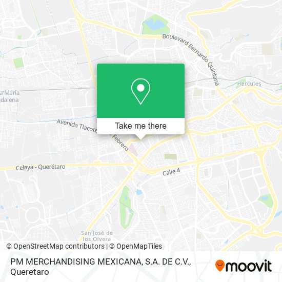 PM MERCHANDISING MEXICANA, S.A. DE C.V. map