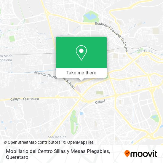 Mapa de Mobiliario del Centro Sillas y Mesas Plegables