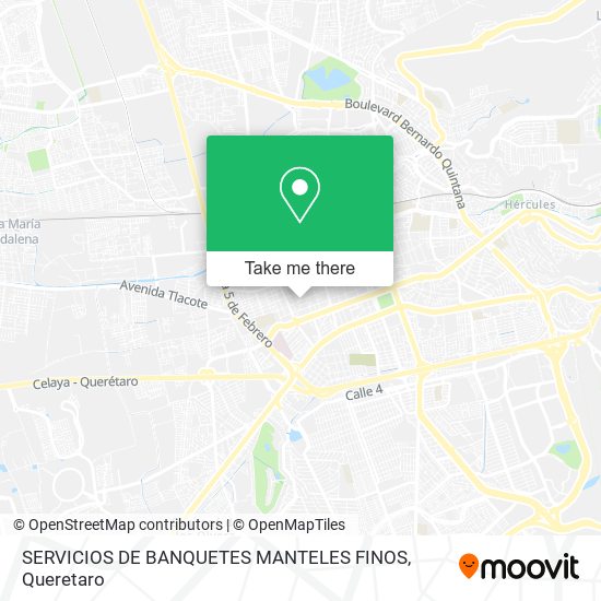 SERVICIOS DE BANQUETES MANTELES FINOS map