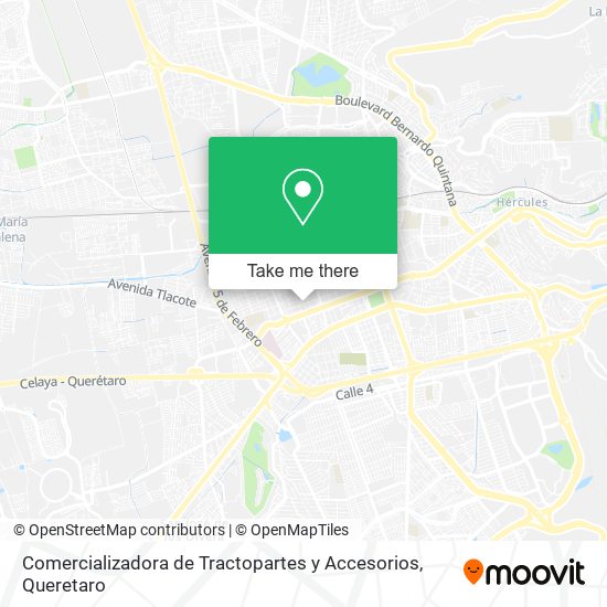Comercializadora de Tractopartes y Accesorios map