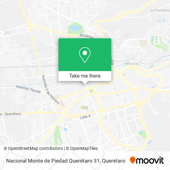 Nacional Monte de Piedad Querétaro 31 map