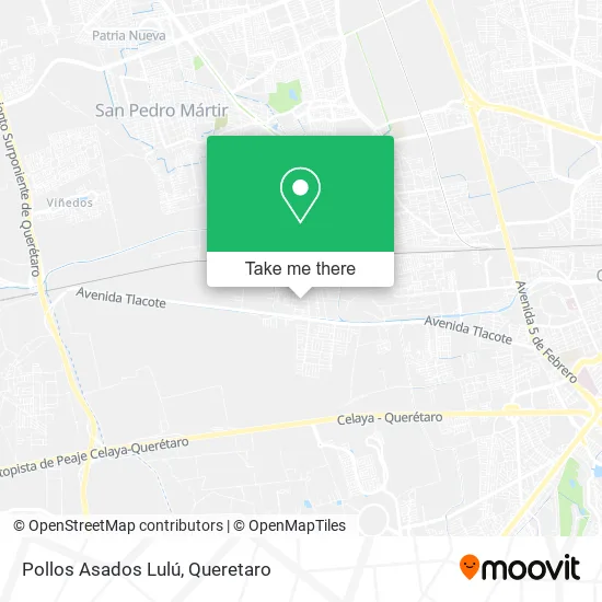 Mapa de Pollos Asados Lulú