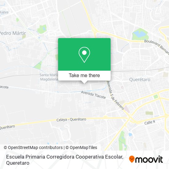 Mapa de Escuela Primaria Corregidora Cooperativa Escolar
