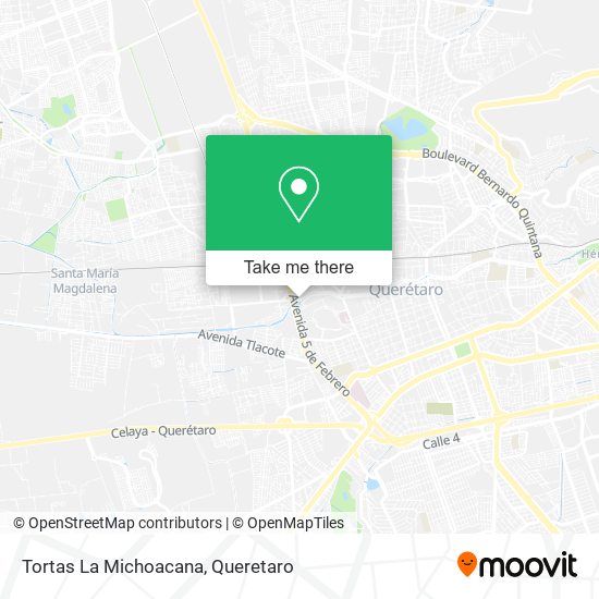 Tortas La Michoacana map