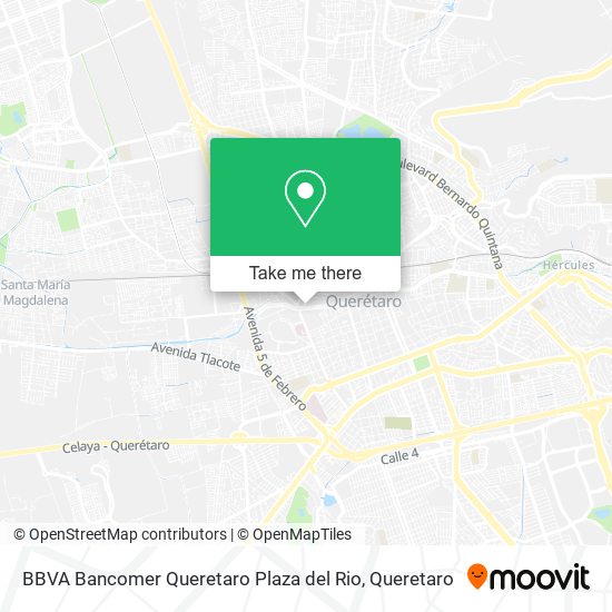 BBVA Bancomer Queretaro Plaza del Rio map