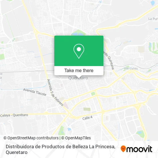 Distribuidora de Productos de Belleza La Princesa map