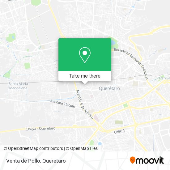 Venta de Pollo map