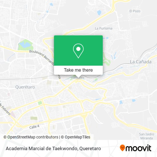 Academia Marcial de Taekwondo map