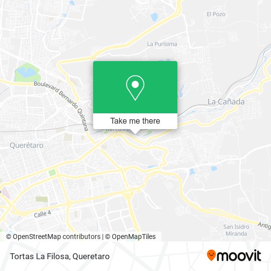 Tortas La Filosa map