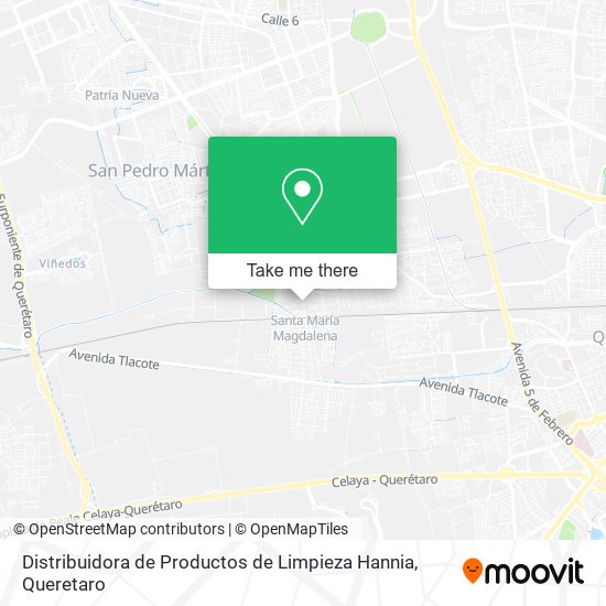 Distribuidora de Productos de Limpieza Hannia map