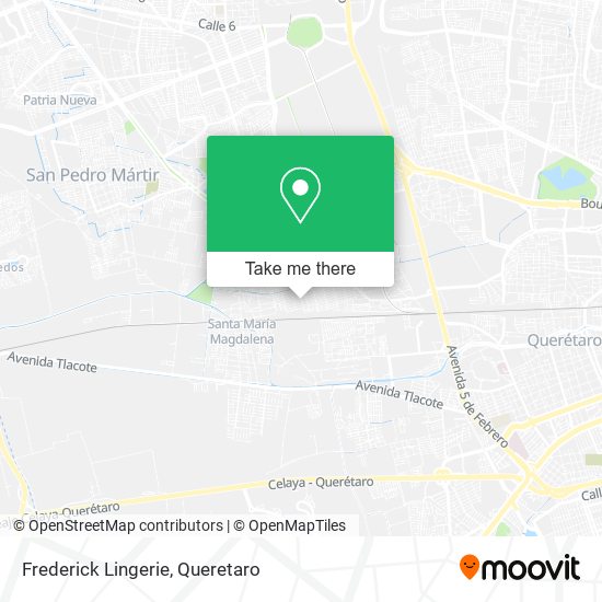 Frederick Lingerie map