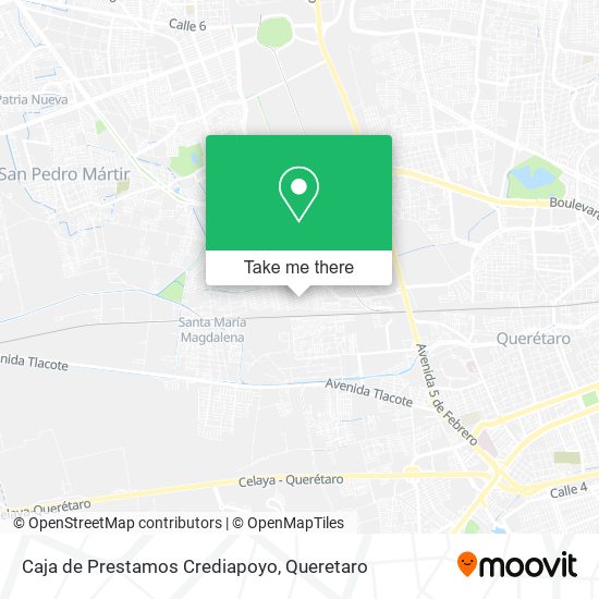 Caja de Prestamos Crediapoyo map