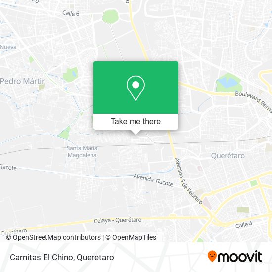 Mapa de Carnitas El Chino
