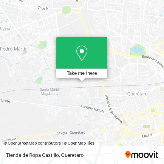 Tienda de Ropa Castillo map