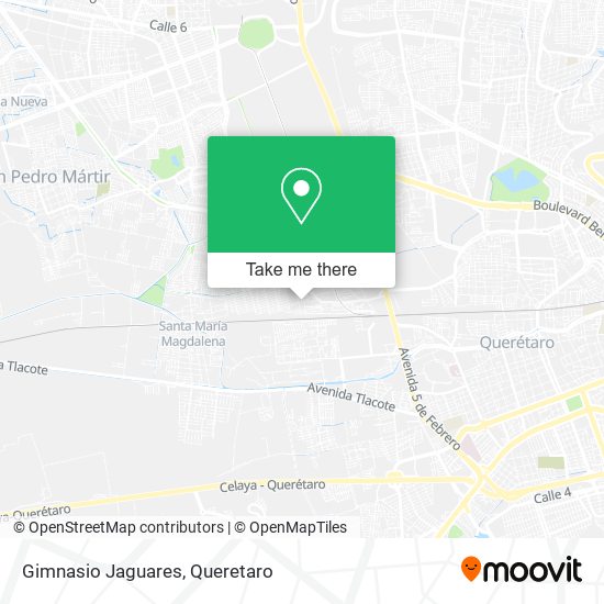 Gimnasio Jaguares map