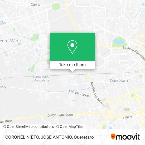 Mapa de CORONEL NIETO, JOSE ANTONIO