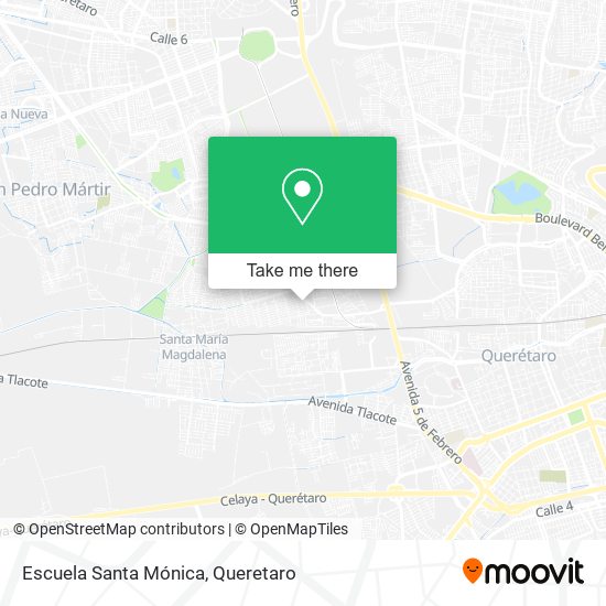Mapa de Escuela Santa Mónica