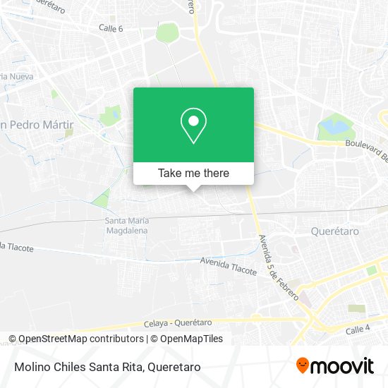 Molino Chiles Santa Rita map