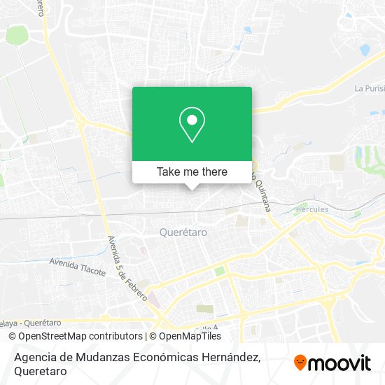 Agencia de Mudanzas Económicas Hernández map