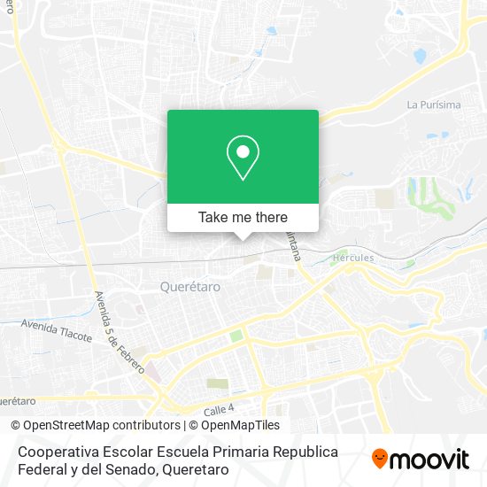 Cooperativa Escolar Escuela Primaria Republica Federal y del Senado map