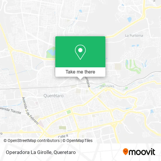 Mapa de Operadora La Girolle