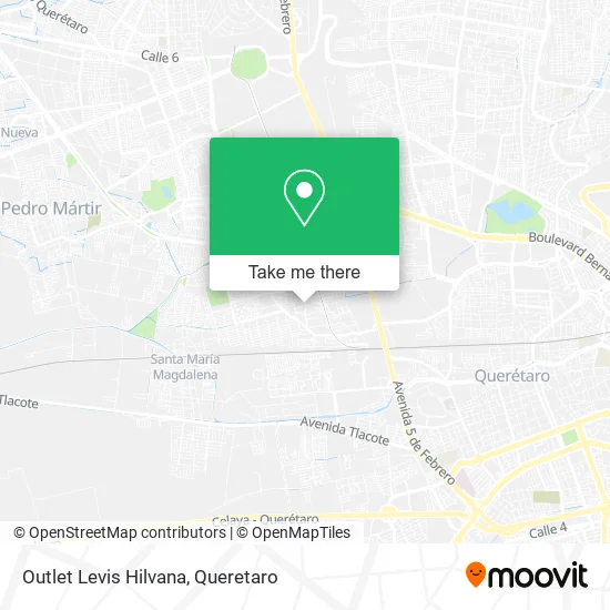Outlet Levis Hilvana map