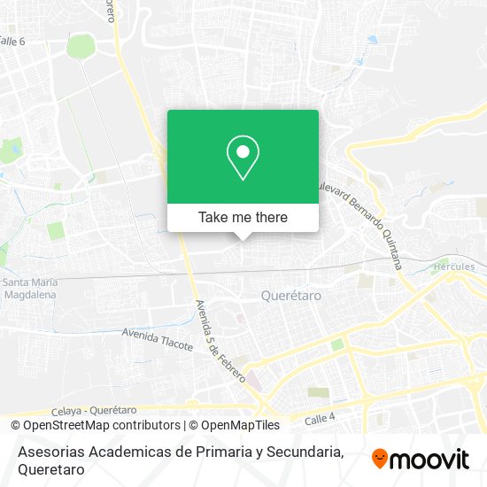 Asesorias Academicas de Primaria y Secundaria map
