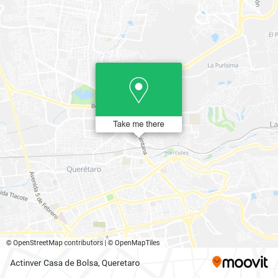 Actinver Casa de Bolsa map