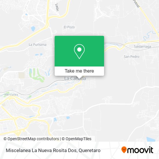 Mapa de Miscelanea La Nueva Rosita Dos