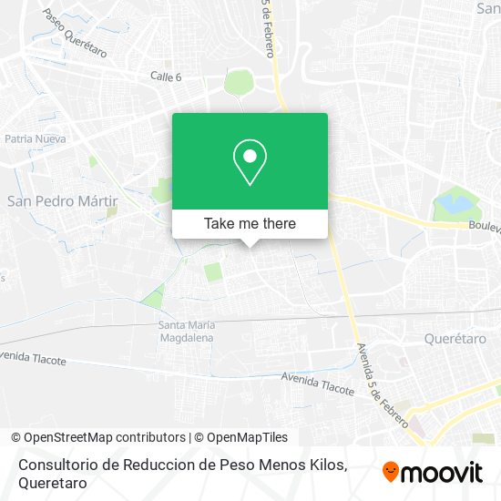 Consultorio de Reduccion de Peso Menos Kilos map