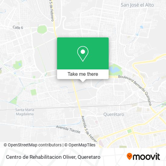 Centro de Rehabilitacion Oliver map