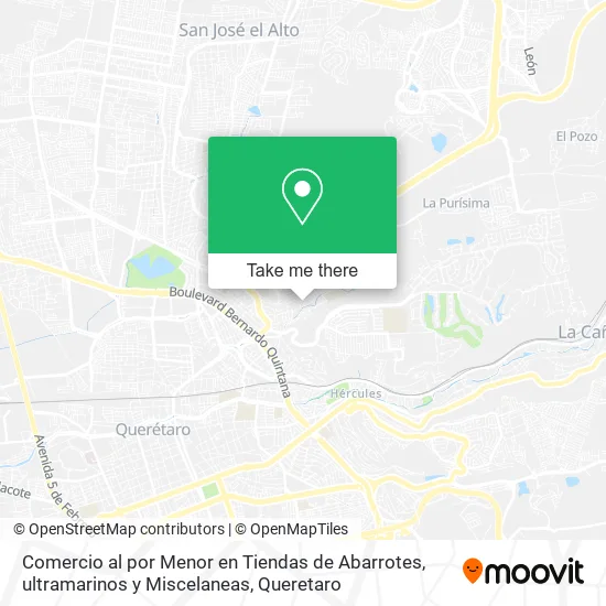 Comercio al por Menor en Tiendas de Abarrotes, ultramarinos y Miscelaneas map