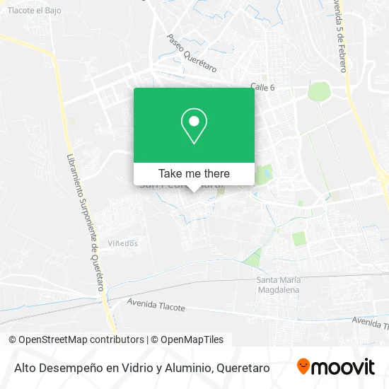 Alto Desempeño en Vidrio y Aluminio map