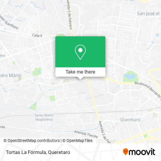 Tortas La Fórmula map