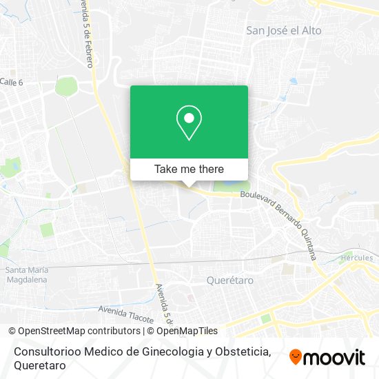 Consultorioo Medico de Ginecologia y Obsteticia map
