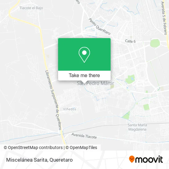 Mapa de Miscelánea Sarita